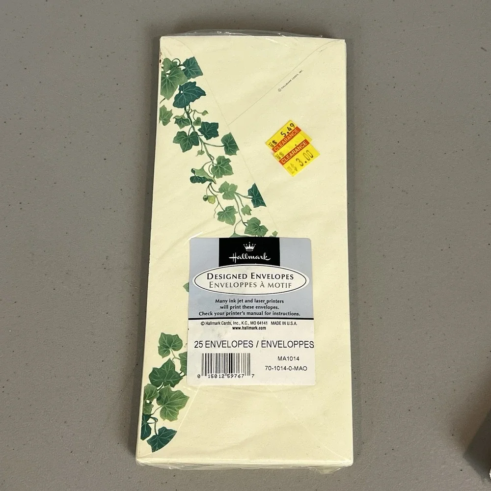 Hallmark Designed Envelopes and Pop Papers Envelopes Unused Vtg Sealed 165 Total